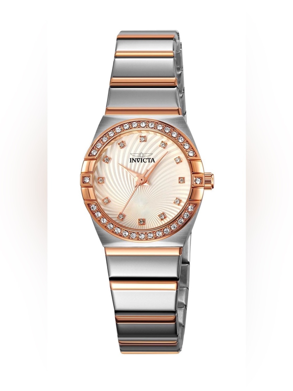 Women’s Watch Invicta Angel Lady 27.8mm Gold and Silver Tone Case White Metal